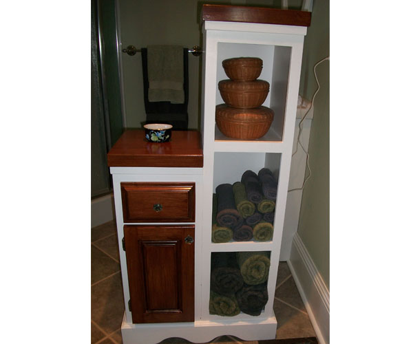 Custom designed bathroom tower